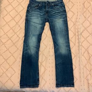 Men’s Buckle Black jeans.